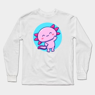 Cute Axolotl Long Sleeve T-Shirt